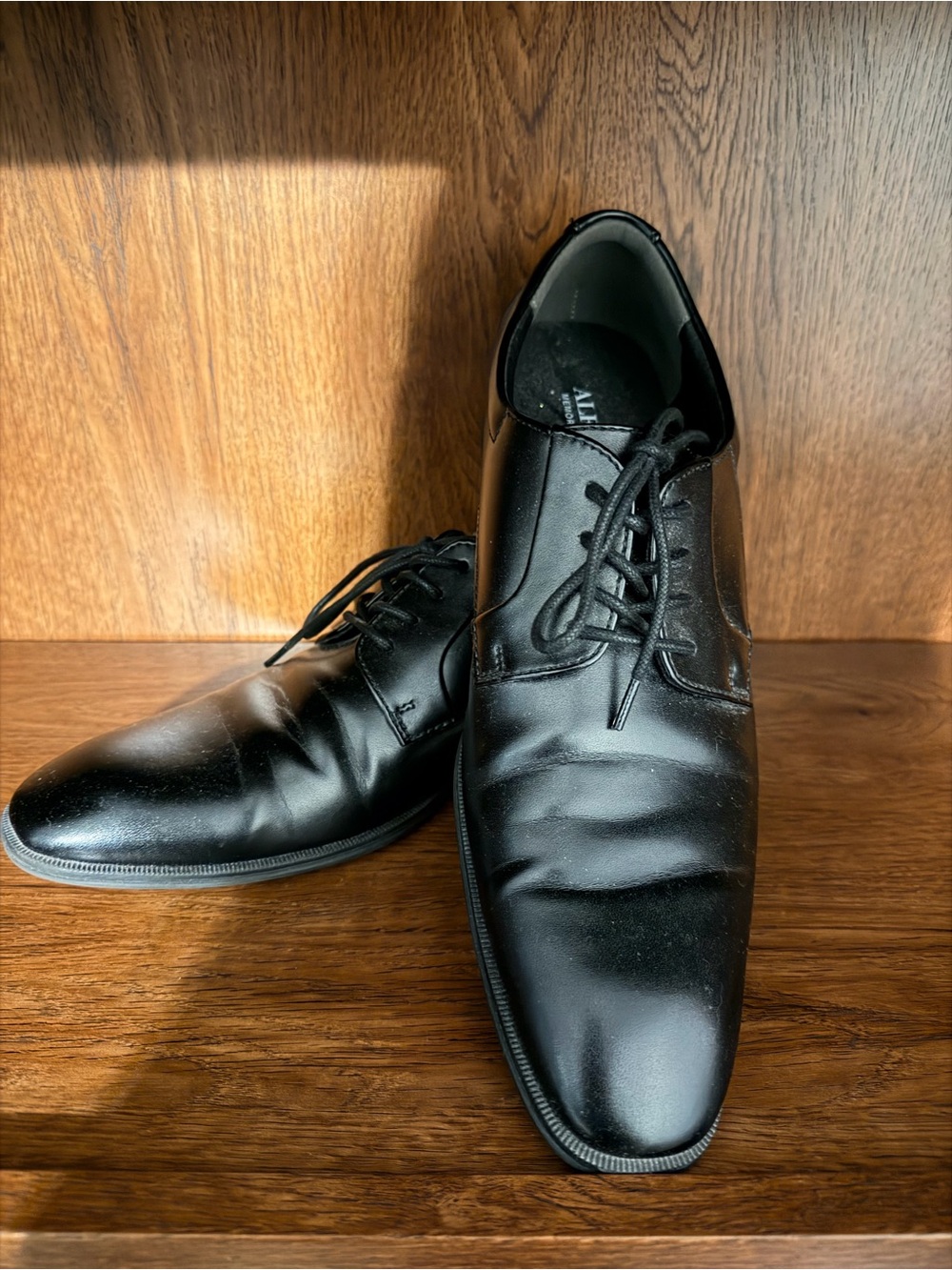 Alfani Black Men's Lace-Up Derby Dress Shoes